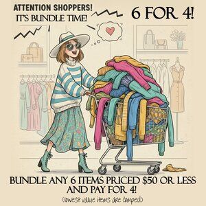 It's Bundle Time! Stack up on your favs - 6 amazing items for the price of 4!!